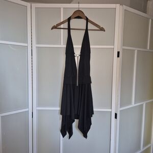 Sirens Elegant Black Halter Dress